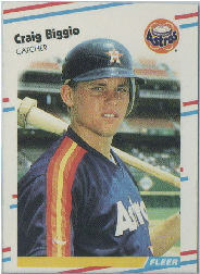 1988 Fleer Update Baseball Cards       089      Craig Biggio XRC